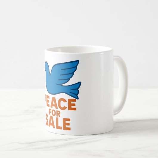 Peace Themed Coffe Mug ,Traveller Mug (Devant droit)