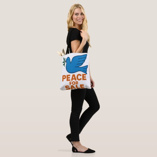 Peace Themed Tote Bag (Sur le modèle)