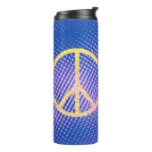 Peace Thermal Tumbler Thermosbeker (Gedraaid links)