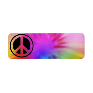 Peace Tie Dye Label