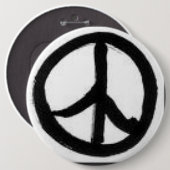 PEACe-toets Ronde Button 6,0 Cm (Voorkant /achterkant)