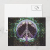 Peace Tree Mandala Heart Briefkaart (Voorkant / Achterkant)