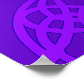 Peace Triquetra-Poster Poster (Hoek)