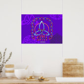 Peace Triquetra-Poster Poster (Keuken)