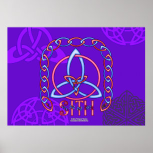 Peace Triquetra-Poster Poster