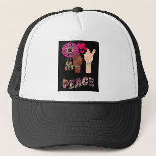 Peace Trucker Hat Pet