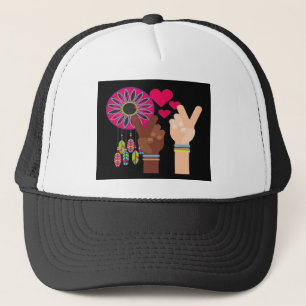 Peace Trucker Hat Pet