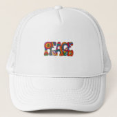 Peace Trucker Hat Pet (Voorkant)