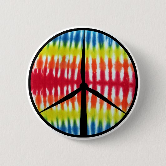 Peace Turbine Ronde Button 5,7 Cm (Voorkant)
