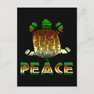Peace Turtle Briefkaart