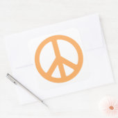 Peace Vierkante Sticker (Envelop)