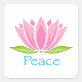 Peace Vierkante Sticker