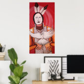 Peace Warrior Poster (Thuiskantoor)