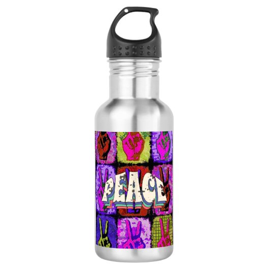 Peace Water Fles (Voorkant)
