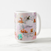 Peace Woodland Animal Koffiemok (Voorkant rechts)