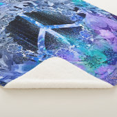 Peace Wreath Blues S&M Sherpa Deken (3/4)