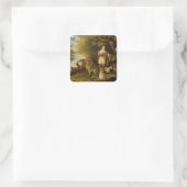 Peaceable Kingdom | 1830-32 Vierkante Sticker (Tas)