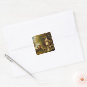 Peaceable Kingdom | 1830-32 Vierkante Sticker (Envelop)