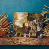Peaceable Kingdom, c.1834 (olie op canvas) Fotoplaat (Zijkant)