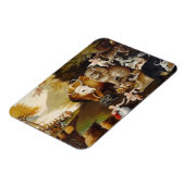 Peaceable Kingdom, c.1834 (olie op canvas) Magneet (Linkerzijde)