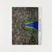 Peacecock Wandkleed (Voorkant)