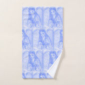 Peaceful Angel in Light Blue Bad Handdoek (Handdoek)