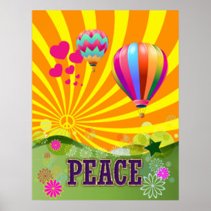 PEACEFUL BALLOON FANTASY POSTER