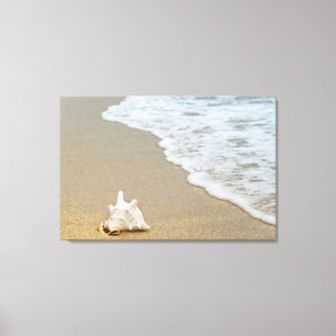 "PEACEFUL BEACH" Canvas Wall Art Afdruk