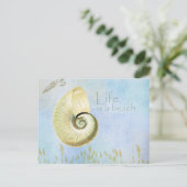 Peaceful Beach II Briefkaart (Staand voorkant)