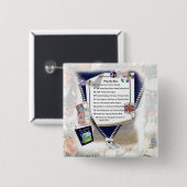 Peaceful Bliss Button (Voorkant /achterkant)