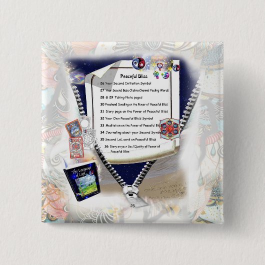 Peaceful Bliss Button (Voorkant)