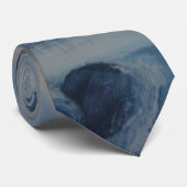 Peaceful Blue Mountain Stropdas (Opgerold)