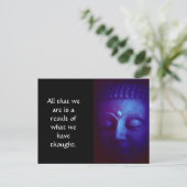 Peaceful Buddha Briefkaart (Staand voorkant)