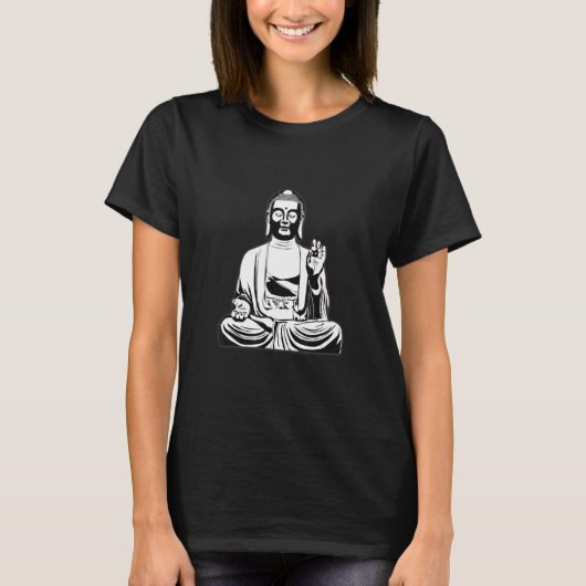 Peaceful Buddha T-shirt (Voorkant)