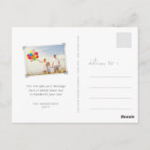 Peaceful Cute Cartoon Animals over de hele wereld Briefkaart (Achterkant)