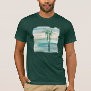 Peaceful Dusk Tropical T-shirt