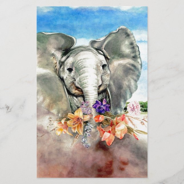 Peaceful Elephant (Voorkant)