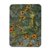 Peaceful Floral Thankful Magneet (Verticaal)
