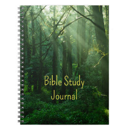 Peaceful Forest Bijbel Study Journal Notitieboek