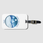 Peaceful Frosted Landscape  Bagagelabel (Voorkant (horizontaal))
