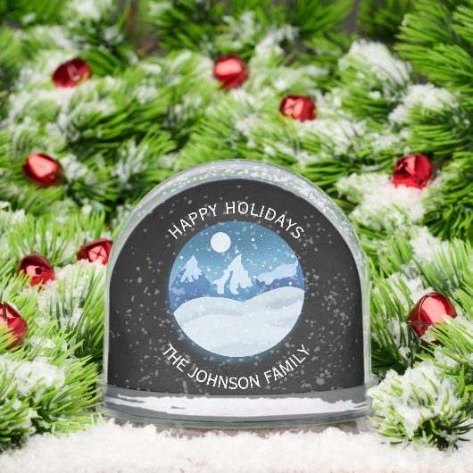 Peaceful Frosted Landscape Custom (Noël)