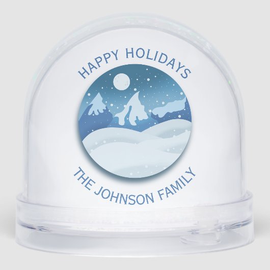 Peaceful Frosted Landscape Custom (Arrière)