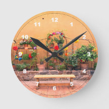 Peaceful Garden Acrylwall Clock
