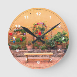 Peaceful Garden Acrylwall Clock Ronde Klok