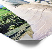 Peaceful Hawaii Buddha Photo Exhale Quote Script Poster (Hoek)