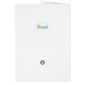 Peaceful Holiday Dove Kaart (Achterkant)