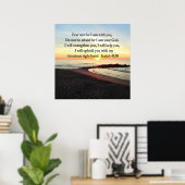 PEACEFUL ISAIAH 41:10 SUNRISE FOTO POSTER (Thuiskantoor)