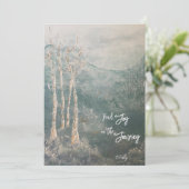 Peaceful Journey Flat Notecard Bedankkaart (Staand voorkant)