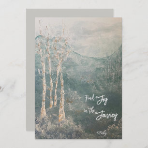 Peaceful Journey Flat Notecard Bedankkaart