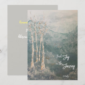 Peaceful Journey Flat Notecard Bedankkaart